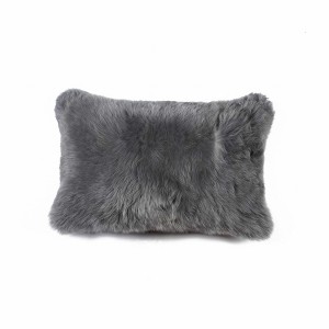 12" X 20" X 5"  Sheepskin  Pillow - 1 of 4