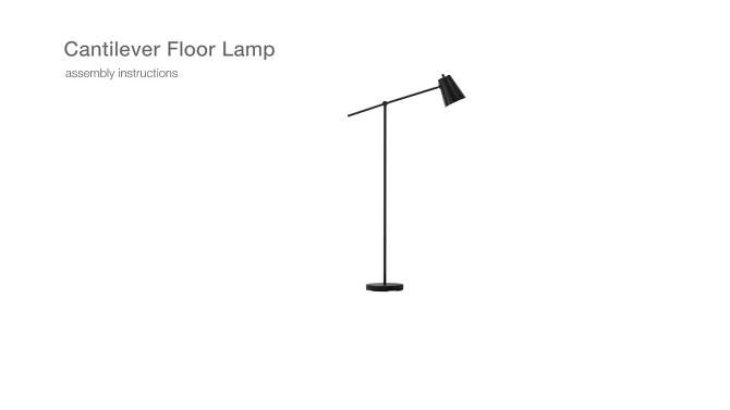 Cantilever Floor Lamp - Threshold™, 2 of 8, play video