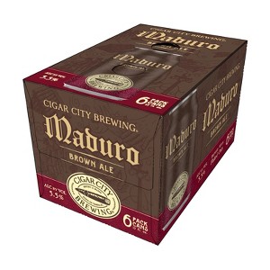 Cigar City Maduro Brown Ale Beer - 6pk/12 fl oz Cans - 1 of 4