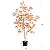 HomeStock  4 ft. Artificial Tree in Pot for Indoor/Outdoor - 2 of 4