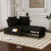 KTMBDW Multi-Function Folding Ottoman Breathable velvet Couch Bed with Adjustable Backrest, Convertible Chair for Living Room Apartment Office - 2 of 4