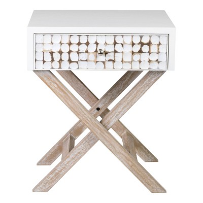 Cari Accent Table White Wash - East at Main