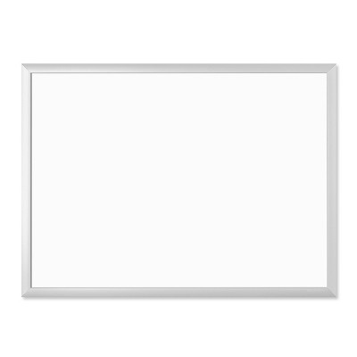 U Brands 23"x17" Dry Erase Board with Tray Aluminum Frame