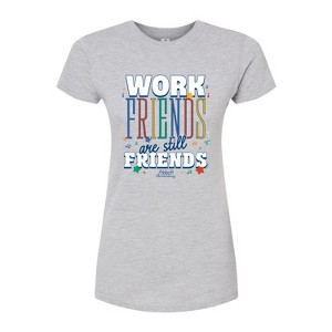 Women's - Abbott Elementary - Work Friends Still Friends Fitted Graphic T-Shirt - 1 of 2