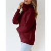 Women’s Elevated Oversized Turtleneck Sweater - Architectural Knit with Strategic Proportions Pullover Tops - 2 of 2