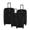 Grace Soft side Lightweight Expandable with 360° Dual Spinning Wheels and Combo Lock – Includes 32", 28", 24", 20" 4-Piece Luggage Set - 2 of 4