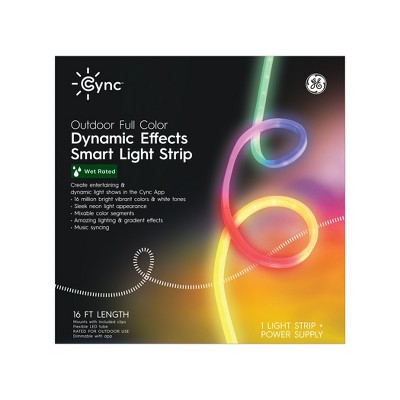 Ge Cync Dynamic Effect 16ft Decorative Outdoor Light String : Target