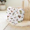 Sweet Jojo Designs Boy, Girl, Unisex/Gender Neutral Swaddle Baby Blanket Watercolor Woodland Forest Animals Multicolor - 4 of 4