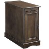 Vynxaria 1pc Modern Transitional Side Table/Nightstand - Gray Finish - 3 of 4