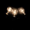 Northlight 15ct Commercial Grade Adjustable Drop Length E17 A Shape Christmas Lights Clear - 21' Black Wire - 2 of 4