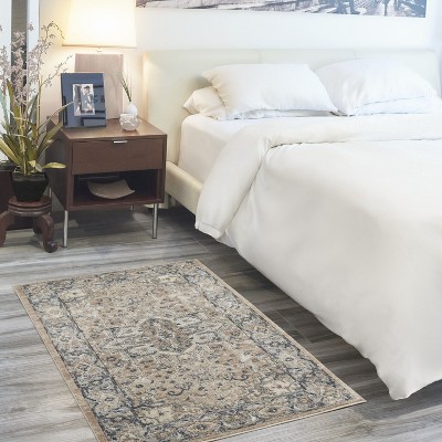 Concerto Mineral-Inspired Beige & Grey Hand-Knotted Area Rug