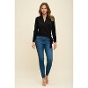 WEST K Women's Aria Long Sleeve Side Tie Wrap Top - 4 of 4