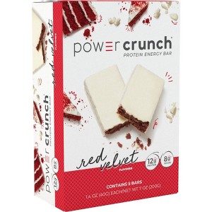 Power Crunch Red Velvet Wafer Protein Energy Bar - 7oz/5pk - 1 of 4