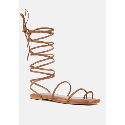 Tresmode Auma Tan Women's Casual Platform Flats