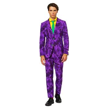 OppoSuits Men's Suit - The Joker Costume - Purple