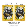 Evergreen Bee Our Guest Frame Garden Linen Flag 12.5 x 18 Inches Indoor Outdoor Decor - 4 of 4