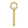 Black Bow Jewelry 14k Yellow Gold, Julia Collection, Small Satin Block Initial L Pendant - 2 of 4