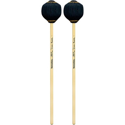 Innovative Percussion Dan Moore Series Classic Rattan Handle Vibraphone Mallet Black Yarn