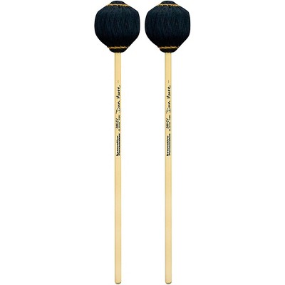 Innovative Percussion Dan Moore Series Classic Rattan Handle Vibraphone Mallet Black Yarn