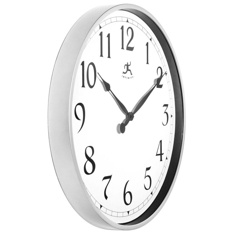 18" Silent Movement Wall Clock - Infinity Instruments, 4 of 8