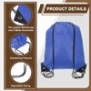 Unique Bargains Fitness Sports Travel Lightweight Drawstring Backpacks 2 Pcs - 3 of 4