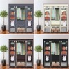 DOMETOUR 69" Portable Clothes Closet Wardrobe Storage Organizer with Non-Woven Fabric Quick and Easy to Assemble Extra Strong and Durable Gray - 4 of 4