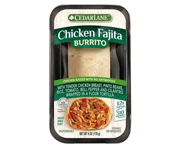 Cedarlane Chicken Fajita Burrito - 6oz