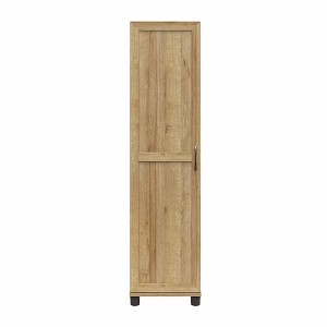 RealRooms Basin Framed 60" Tall Storage Cabinet with 4 Shelves and Adjustable Feet - 1 of 4