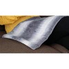 HomeRoots 12" X 24" Gray Ombre Faux Fur Heated Plush Lap Pad - 2 of 3