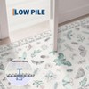 Modern Insect Floral Area Rug for Living Room, Machine Washable Carpet Non Slip Doormat, Low Pile Large Stain Resistant Floor Carpet - 3 of 4