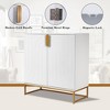 Syemin Decorative Storage Cabinets, 2 Door Storage Cabinet Sideboard, Suitable for Living Room, Entryway and Kitchen Dining Room, - 3 of 4