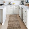 Machine Washable Runner Rugs 2x6 Modern Farmhouse Area Rugs with Non-Slip Backing Gradient Woven Hallway Rugs Non-Shedding Soft Low Pile Rug - 4 of 4