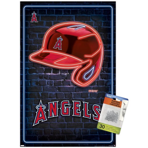 Trends International Mlb Los Angeles Angels - Neon Helmet 23