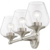 Livex Lighting Willow 3 - Light Vanity in  Brushed Nickel - 2 of 4