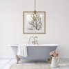Elegant Lighting Sandara 1 light pendant in brass - 2 of 4