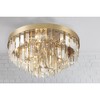 Crystorama Lighting Hayes 8 - Light Flush Mount in  Aged Brass - 2 of 4