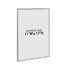 Azar Displays Self Adhesive Clear Acrylic Wall Sign Holder Frame 11" W x 17" H - Portrait / Vertical, 10-Pack - 4 of 4