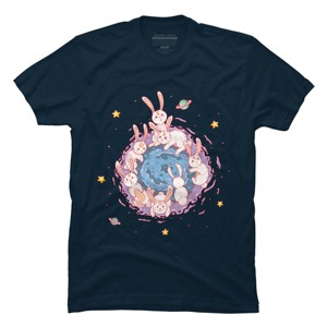 Men's Design By Humans Rabbit Hole By Chofy87 T-Shirt - 1 of 4
