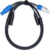 American Dj Powercon And 3 Pin Dmx Cable Combo 3 Ft. : Target