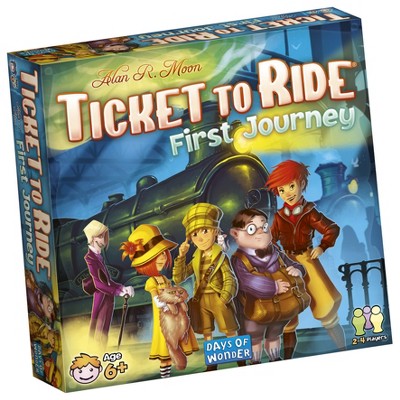 Ticket to Ride First Journey Board Game