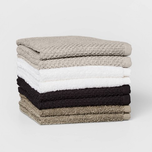 8pc Cotton Bath Towel Set : Target