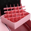 Byootique Rolling Makeup Train Case Nail Salon Cosmetic Organizer - 2 of 4