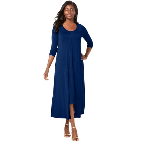 Jessica London Women's Plus Size Double Layered Dress - 22/24