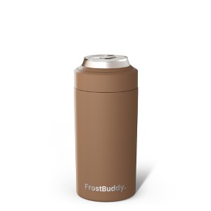 FrostBuddy Universal Buddy Insulated Can Cooler | Fits 12oz Cans, Slim Cans & Bottles | Stainless Steel Drink Holder - 1 of 4