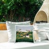 Stupell Industries Rolling Hills in Countryside Village Outdoor Decorative Throw Pillow, 18 x 18 - 3 of 3