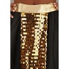 HalloweenCostumes.com Women's Queen of the Cursed Costume | Golden Royal Ruler Outfit with Bra, Skirt, and Headpiece - 2 of 4