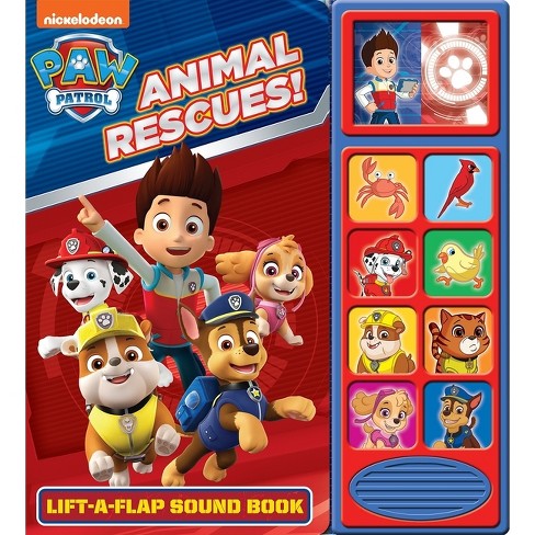 Nickelodeon Paw Patrol: Animal Rescues! Lift-A-Flap Sound Book - by Pi Kids  (Mixed Media Product)