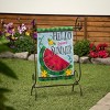 Evergreen Hello Sweet Summer Applique Garden Flag 12 x 18 Inches Indoor Outdoor Decor - 2 of 4