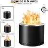 Bestier 19" Smokeless Fire Pit with Removable Ash Pan for Outside, Stainless Steel Outdoor Fireplace, Wood Burning Fire Pits for Camping, Bonfire - 3 of 4