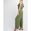 Women's Claire Satin Jumpsuit - Easel - 3 of 4